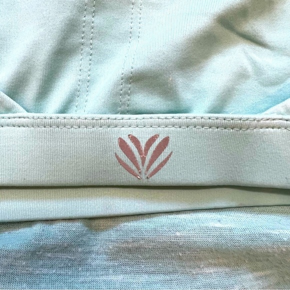 Women’s F21 Turquoise Workout T-Shirt Crisscross Back Size S - Picture 7 of 12